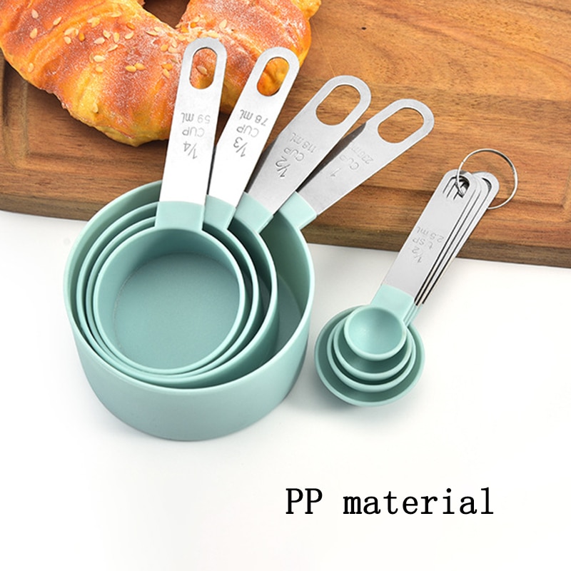 10PCS Stainless Steel Measuring Cups and Spoons Set